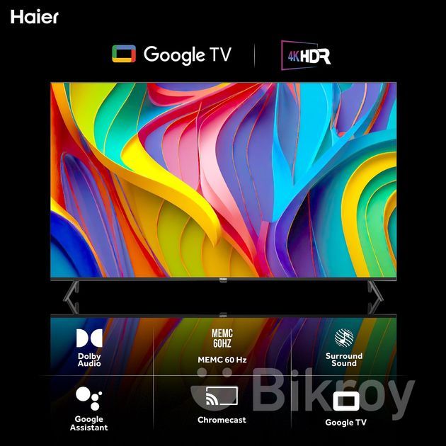 55 Inch Haier H55P7UX Voice Control HQLED 4K Smart Google TV For Sale