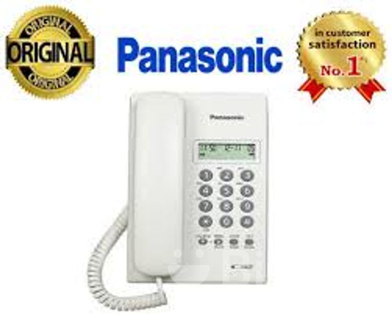 Telephone Set Panasonic Kx T Corded Black White For Sale In