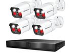 04 Pcs Cctv CC camera 4ch DVR xvr total package Hikvision -Dahua