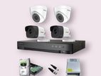 04 pcs cctv total package CC camera (any address)