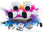 04 Pcs Full HD Camera, 500GB HDD & DVR Total Packages