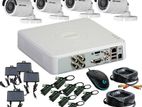 04 Pcs Hikvision Camera Full System And Packages