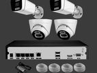 08 Pcs Cctv 8-Channel DVR Total Package Cc Camera any address