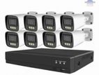 08 Pcs cctv cc camera Full Package Dahua