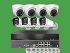 08 Pcs-CCTV Full Package (any address)cc Camera 8ch xvr Hikvision& Dahua