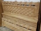 1️⃣ ২.৫″ সলিড আকাশি কাঠের খাট প্রিমিয়াম কোয়ালিটি