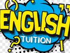 1-8 english tuition wanted