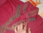 1 buttoned Red Panjabi (M size)