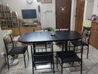 1 dining table with 6 chairs