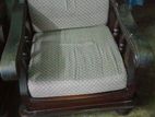 1 seated wooden sofa
