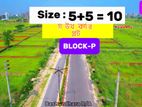 10 -Katha South facing plot -sale >>P black bosundara Baridhara