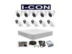 10 Pcs 2MP 1080P Hikvision Camera Packages