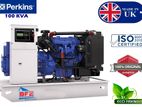 100 KVA Perkins Diesel Generator Open Set Buy Now