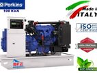 100 Kva Perkins Generator (prime) - Italian Origin, Stamford Alternator