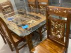 ১০০% অজিনাল চিটাগাং সেগুন কাঠের ডাইনিং টেবিল