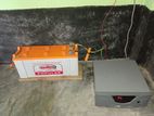 1000 va Ips (800 watt capasity) + Hamko PCV 21 Battery বিক্রয় করা হবে