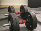 10+10 Kg Adjustable Blacks Dumbbell 14 Inch Sticks