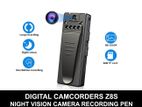 1080P Wireless Portable Body Camera Recording Pen Back Clip Z8S Spy Cam