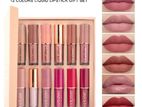 12 color lip glaze lipstick