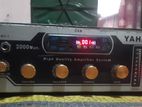 ১২ ইঞ্চি দুটো স্পিকার বাজানো যাবে। Yahama 2000 Watt Amplifier |