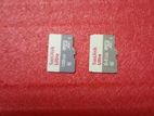 128 GB+64 GB. Two (২) Memory Cards SANDISK ULTRA MicroSD