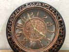 12'Vintage Bronze Round Wall Clock