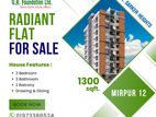 1300sft Apartment Sale,Mirpur Pallabi , MRT Station,