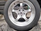 15" 5 Hole Near Alloy Rims with 18565R15 Goodsyear Tire Set
