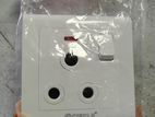15 A 3 Pin Round Ac Socket with Switch