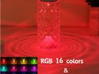 16 Color Crystal Rose Diamond Table Lamp Acrylic