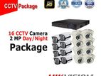 16 pcs CCTV Packages (Hikvision).