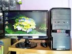 160 জিবি Rom দিয়ে Core 2 Due Brand PC সাথে ২২" Samsung Monitor