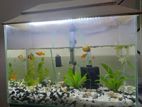 18/9/13 inch crystal glass aquarium full set