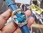 1973 Most Rare SEIKO SS 25 jewels Turquoise Green Dial JDM