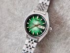 1975 LADIES SEIKO Automatic Green Dial Most Rare