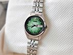 1976 LADIES SEIKO Type 2 Quartz Green Fume Dial JAPAN