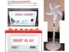 1stand fan 4 bulb 20 ঘন্টা backup Digital ips