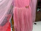 2 gown ekta pink colour r orange