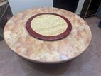 2 layer marble round Table