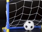 2 Pcs Indoor Mini Folding Football Soccer Ball Goal Post Net.