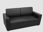 2 SEAT ARTIFICIAL REXIN SOFA (MID- 020)