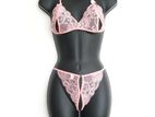 2 Set Sexy Lace Bikini Stylish Trendy Lingerie For Girls (Free Size)