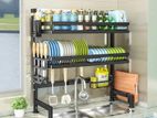 2 Tiers Metal Kitchen Rack Dish