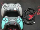 2 Universal Controller Gamepad Joystick Wireless Pc Xbox Ps3-5 Nintendo