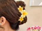 2024 New gradient lily flower large shape hair clip for women