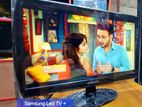 21" Samsung Led TV Monitor With USB HDMi VGA & Dish, Built-in Sound