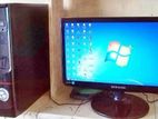 22" মনিটর DUAL CORE 4GB RAM 500GB HDD PC সাথে ফুল সেটআপ