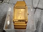 22k gold electroplated watch