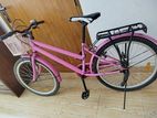 24" ladies pink bicycle