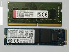 256 Gb M.2 Nvme Ssd + 8gb Ddr 4 Ram 2666 Bus.